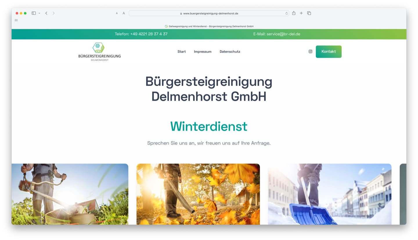 Bürgersteigreinigung Delmenhorst